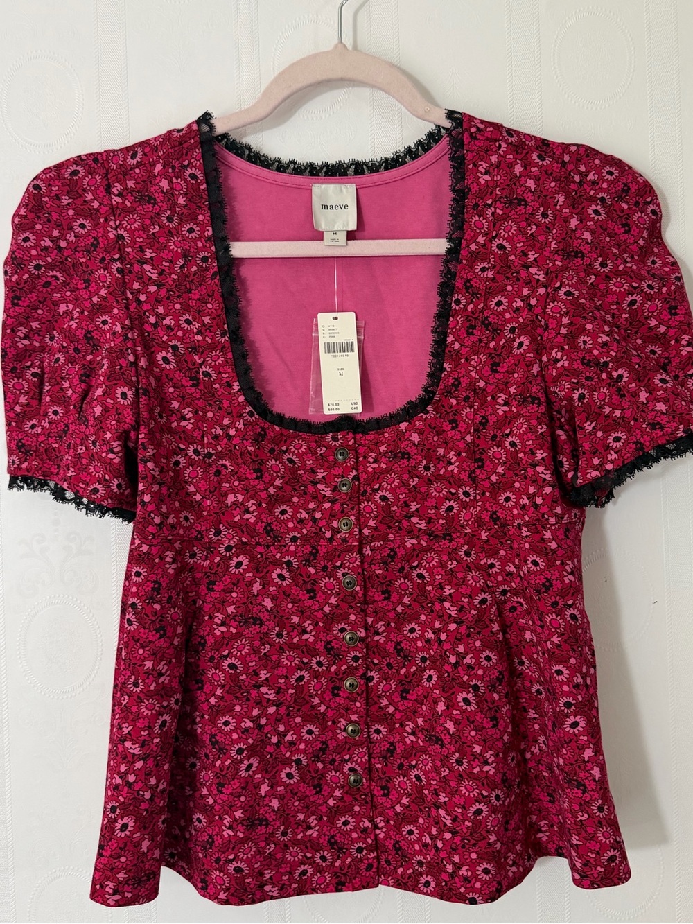 Maeve Babydoll Top | NWT Size M